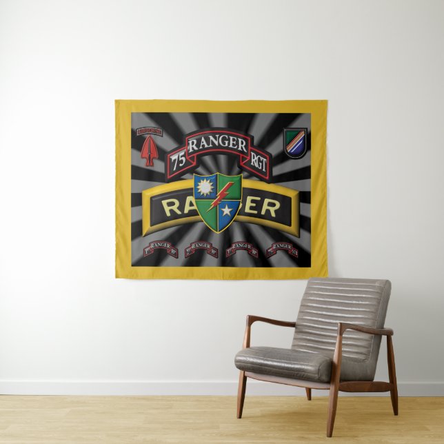 75th Ranger Regiment Tapestry (In Situ (Horizontal))