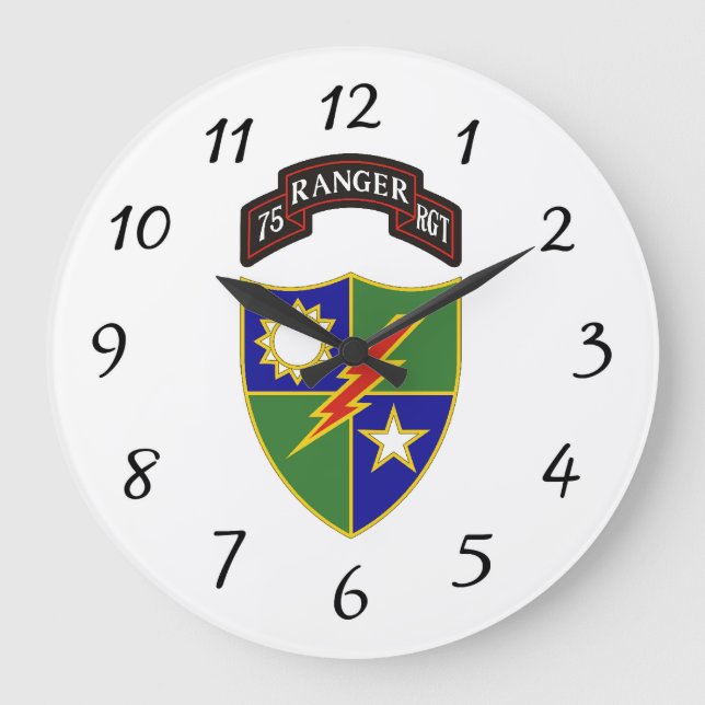 75th Ranger Regiment - Wall Clock (Front)