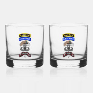 75th Ranger Regiment Whiskey Glass