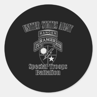 75Th Ranger Regit Special Troops Battalion Back Classic Round Sticker