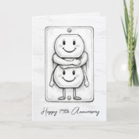 75th Wedding Anniversary Electrical Socket 