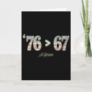76 67 Thomas Jefferson Six Seven 6 7 Meme Gen Alph Card