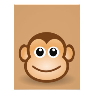 76-Free-Cute-Cartoon-Monkey-Clipart-Illustration Flyer