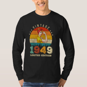 76 Year Old Bday 1949 Vintage 76th Birthday Women T-Shirt