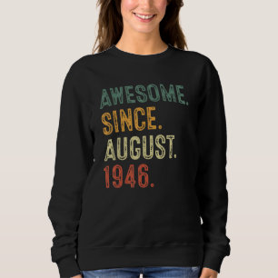 76 Yr Old Bday 76th Birthday Tees Awesome Since Au