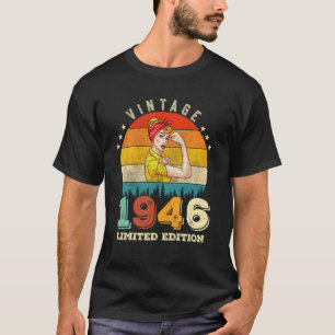 76Th Birthday 1946 Limited Edition Vintage 76 Year T-Shirt