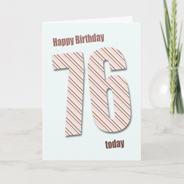 76th birthday card (Front)