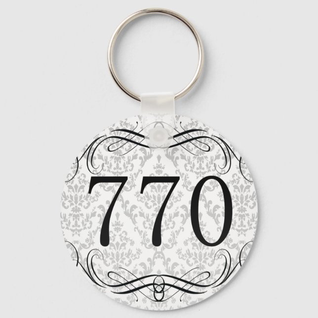 770 Area Code Key Ring (Front)
