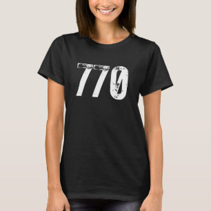 770 Area Code Roswell GA Mobile Telephone Area Cod T-Shirt