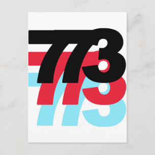 773 Area Code Postcard
