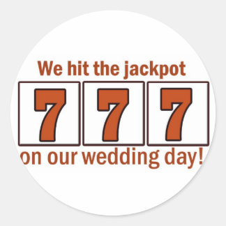 777 We hit the jackpot stickers
