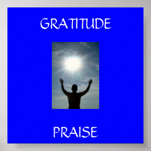 779646_here_i_am, PRAISE , GRATITUDE Poster