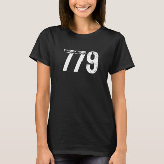 779 Area Code Rockford IL Mobile Telephone Area Co T-Shirt
