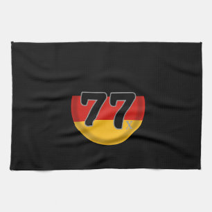 77 Deutschland Generation X Tea Towel