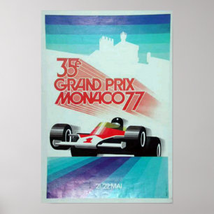 77 monico grand prix advertisement poster