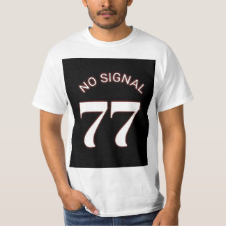 77 No Signal Minimal Streetwear T-Shirt