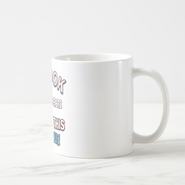77 year old birthday designs coffee mug (Right)