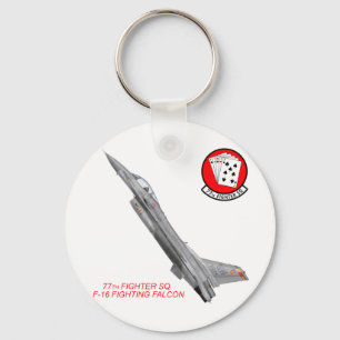 77th Fighter Squadron Key Ring