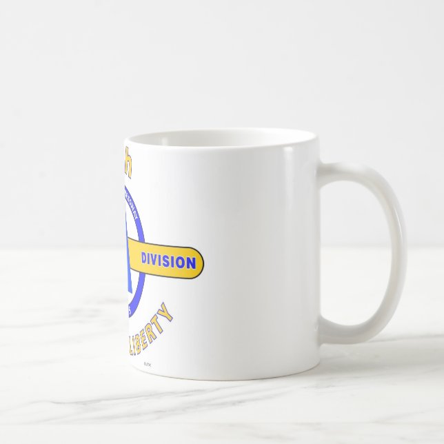 77TH INFANTRY DIVISION "STATUE OF LIBERTY" COFFEE MUG (Right)