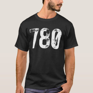 780 Area Code Edmonton AB Mobile Telephone Area Co T-Shirt