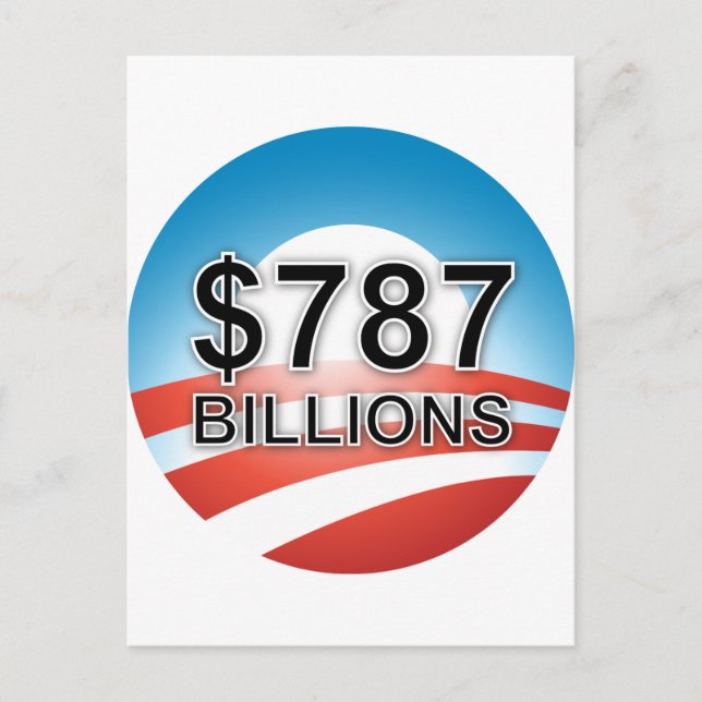 $787 BILLIONS POSTCARD (Front)