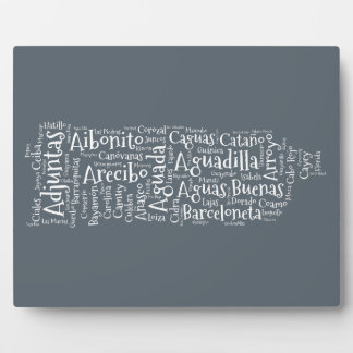 78 Towns 1 Puerto Rico Plaque