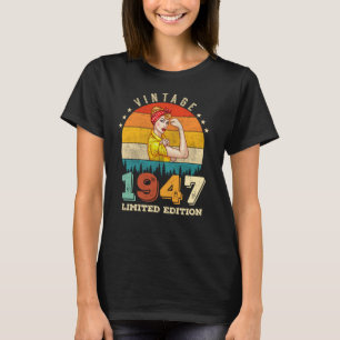 78 Year Old Bday 1947 Vintage 78th Birthday Women T-Shirt