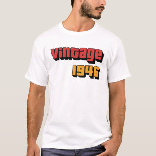 78 Year Old Gift Men Women Vintage 1946 78th Birth T-Shirt