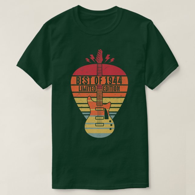 78 Years Old Birthday Best Of 1944 Limited Edition T-Shirt (Design Front)