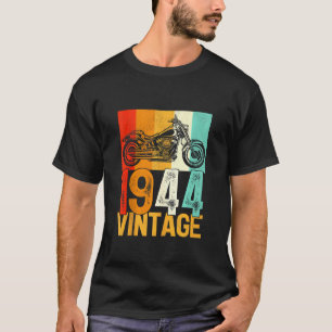 78 Years Old Retro Motorcycle Vintage 1944 78th Bi T-Shirt