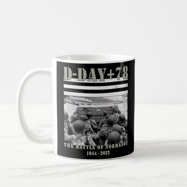 78th Anniversary Ww2 D Day Allied Landing France   Coffee Mug (Left)