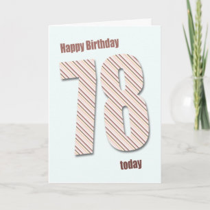 78th birthday card