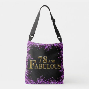 78th Birthday Crossbody Bag