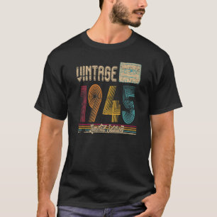 78th Birthday Gifts Cassette Vintage 1945 Limited T-Shirt