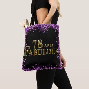 78th Birthday Tote Bag
