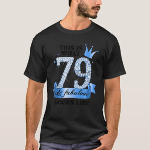 79 & Fabulous I Blue White Party Group Candid Phot T-Shirt