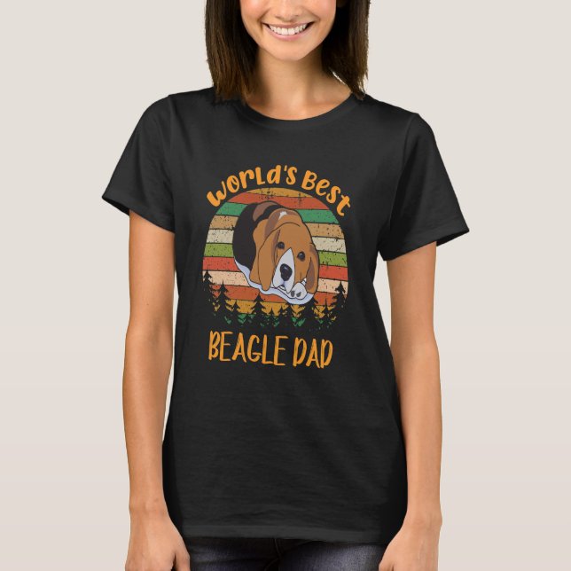 79 World'S Best Beagle Dad T-Shirt (Front)