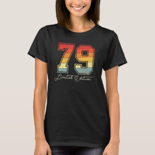 79 Year Old Its My 79th Birthday Retro Vintage 197 T-Shirt