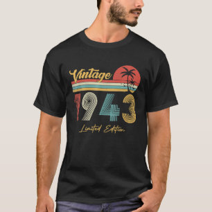 79 Year Old Vintage 1943 Limited Edition 79th T-Shirt