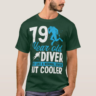 79 Year Scuba Diving Diver Snorkel 79 Birthday T-Shirt
