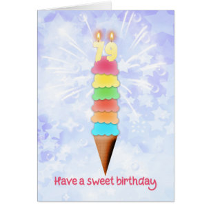 79th  Birthday Giant Ice Cream
