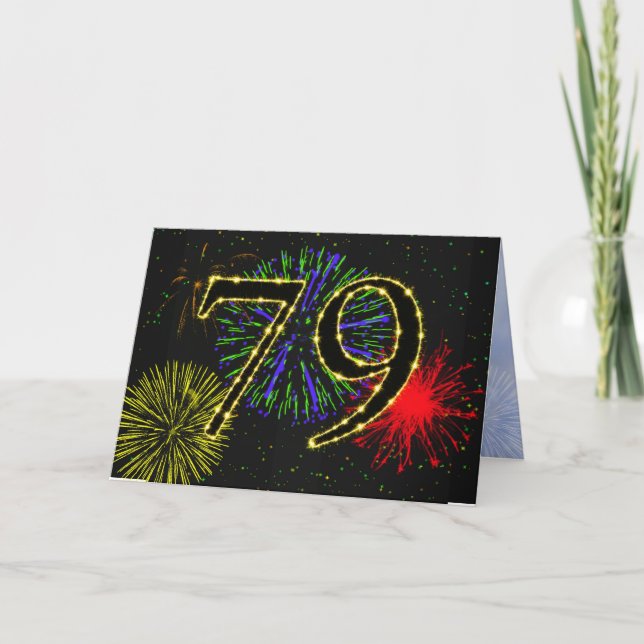 79th Birthday Party Invitation (Front)