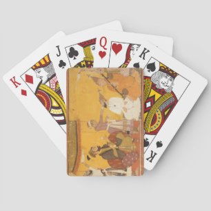 ]7.110/359 Gosain Narayan takes poison in the pres Playing Cards