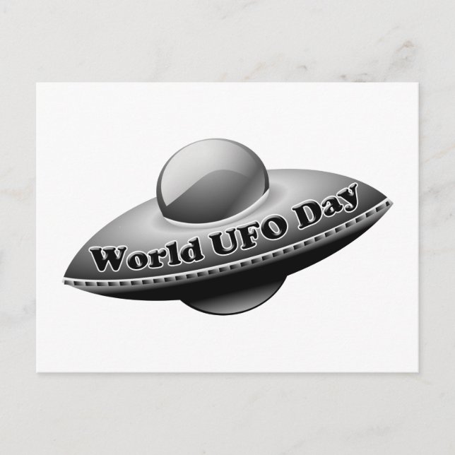 7-2 World UFO Day Postcard (Front)