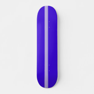 7 3/4 Skateboard Deck Blue Violet with Stripe