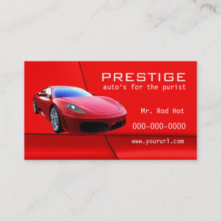 #7 Automotive Industry business card