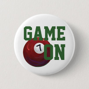 7 Ball 6 Cm Round Badge