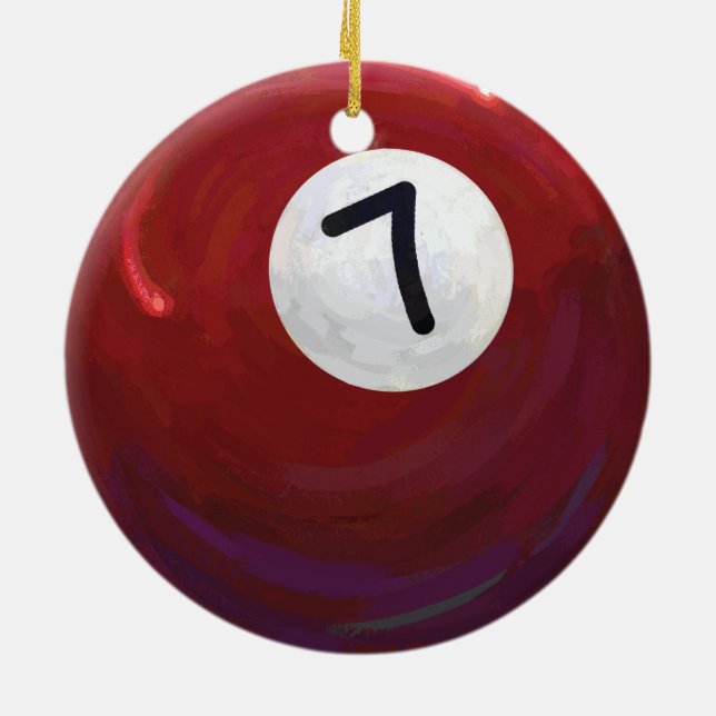 7 Ball Ceramic Tree Decoration (Back)