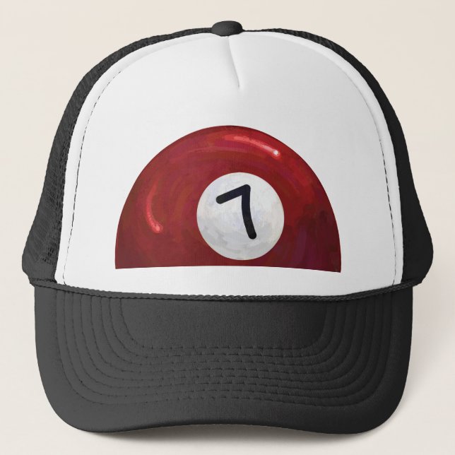7 Ball Trucker Hat (Front)