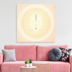 7 Chakra Meditation Wall Art Spiritual Yoga